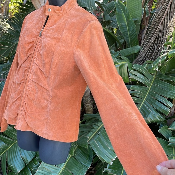 Wilsons leather ruched suede jacket - Picture 6 of 14